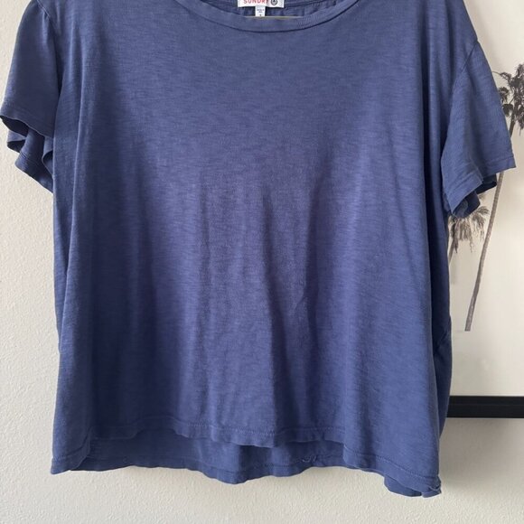 Sundry | EUC Crew Neck Short Sleeve Tee in Blue Size 3 (Large) - Picture 4 of 10